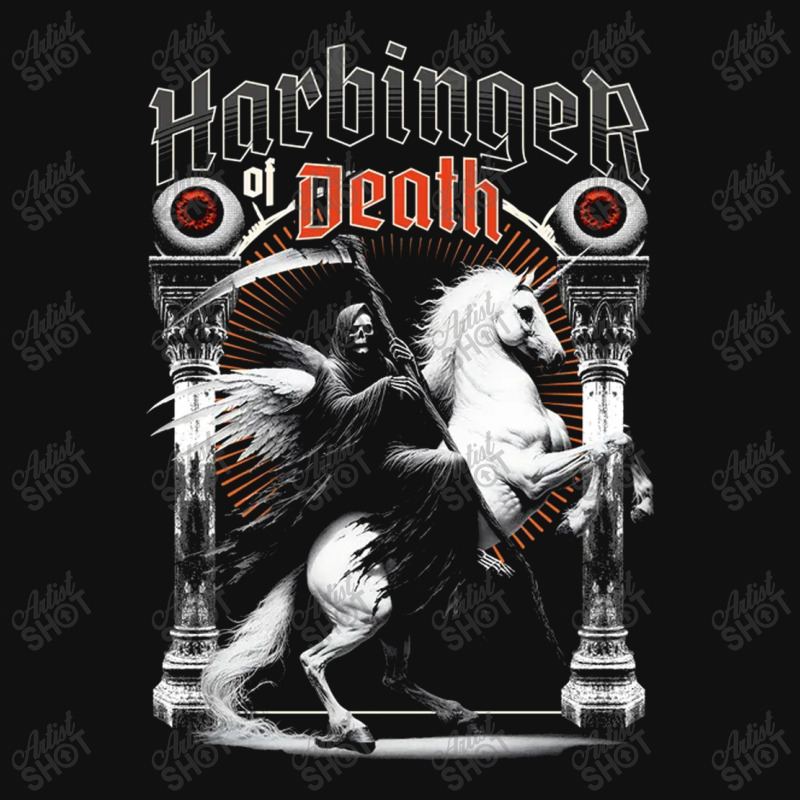 Harbinger Of Death Metal Print Square | Artistshot