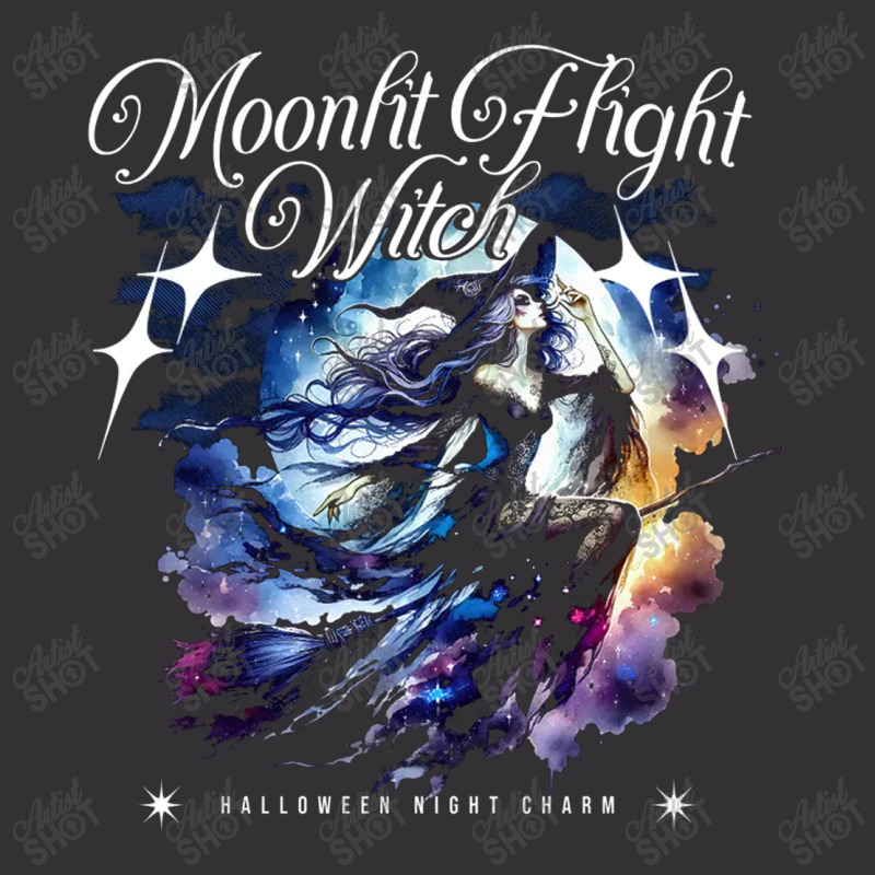 Moonlit Flight Witch Vintage Hoodie | Artistshot