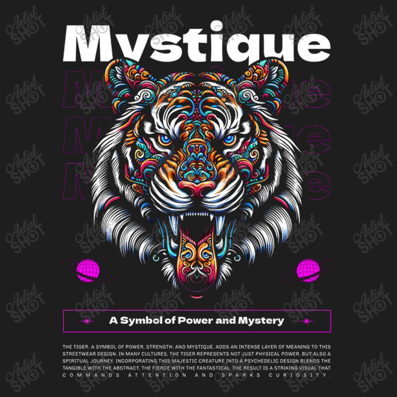 Psychedelic Tiger Classic T-shirt | Artistshot