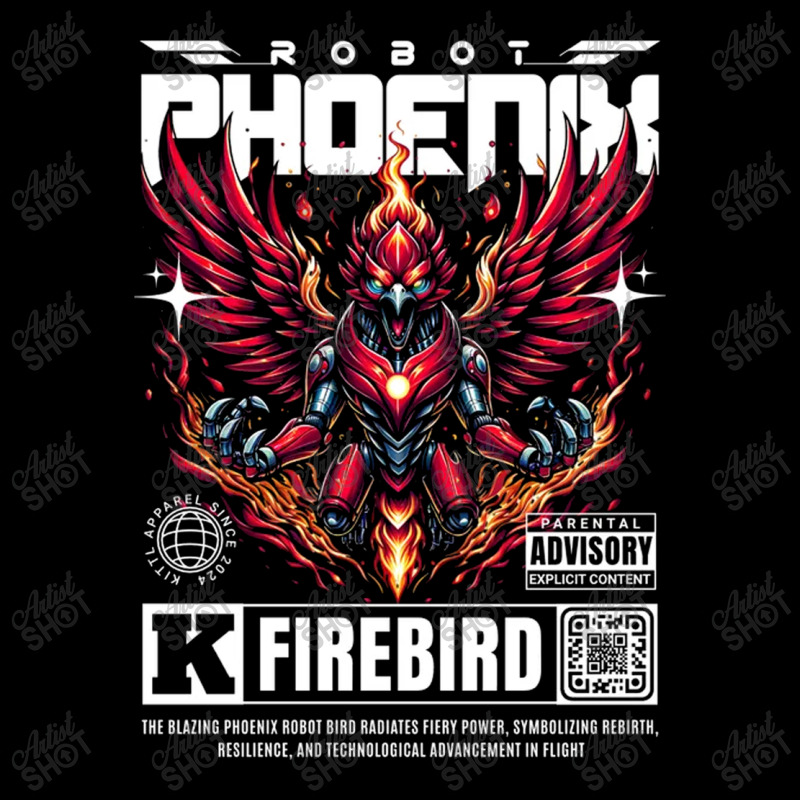 Robot Phoenix Fire Bird Urban Heavy T-shirt | Artistshot