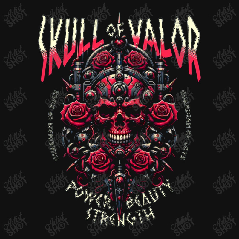 Skull Of Valor Metal Print Vertical | Artistshot