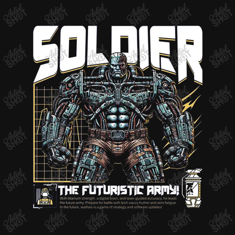 Soldier Robot Futuristic Army Sci-fi Military Portrait Canvas Print | Artistshot