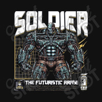 Soldier Robot Futuristic Army Sci-fi Military Landscape Canvas Print | Artistshot