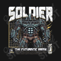 Soldier Robot Futuristic Army Sci-fi Military Medium-length Apron | Artistshot