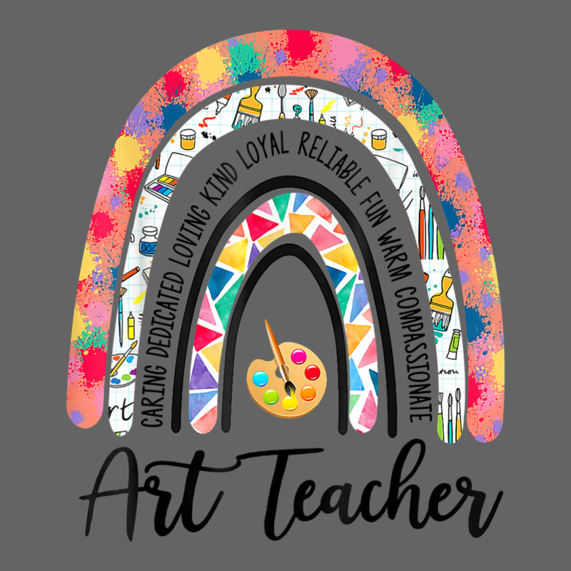 Art Teacher Boho Rainbow Caring Dedicated Loving Vintage Retro Trucker Cap by cm-arts | Artistshot