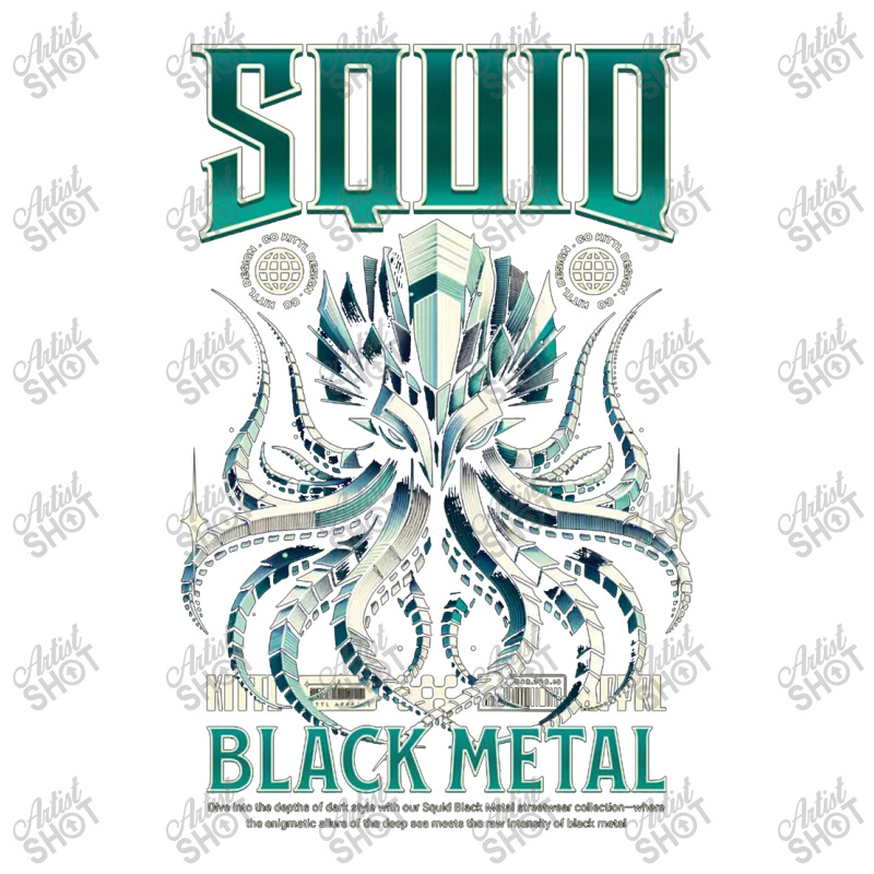 Squid Black Metal Wine Paper Bag - 5 1/2 X 3 1/4 X 13 | Artistshot