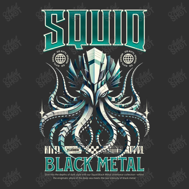 Squid Black Metal Round Leatherette Patch | Artistshot