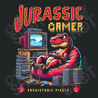 T Rex Playing Retro Games Duffel Bag | Artistshot