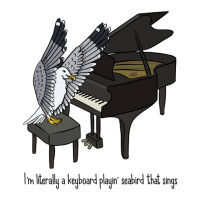 Keyboard Playing Seabird That Sings Seamless Cap | Artistshot