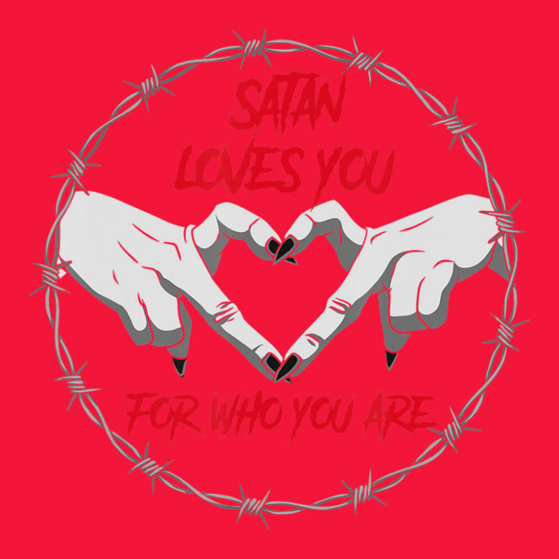 Satan Loves You For Who You Are Devil Satanic Goth Pagan Seamless Cap by cm-arts | Artistshot