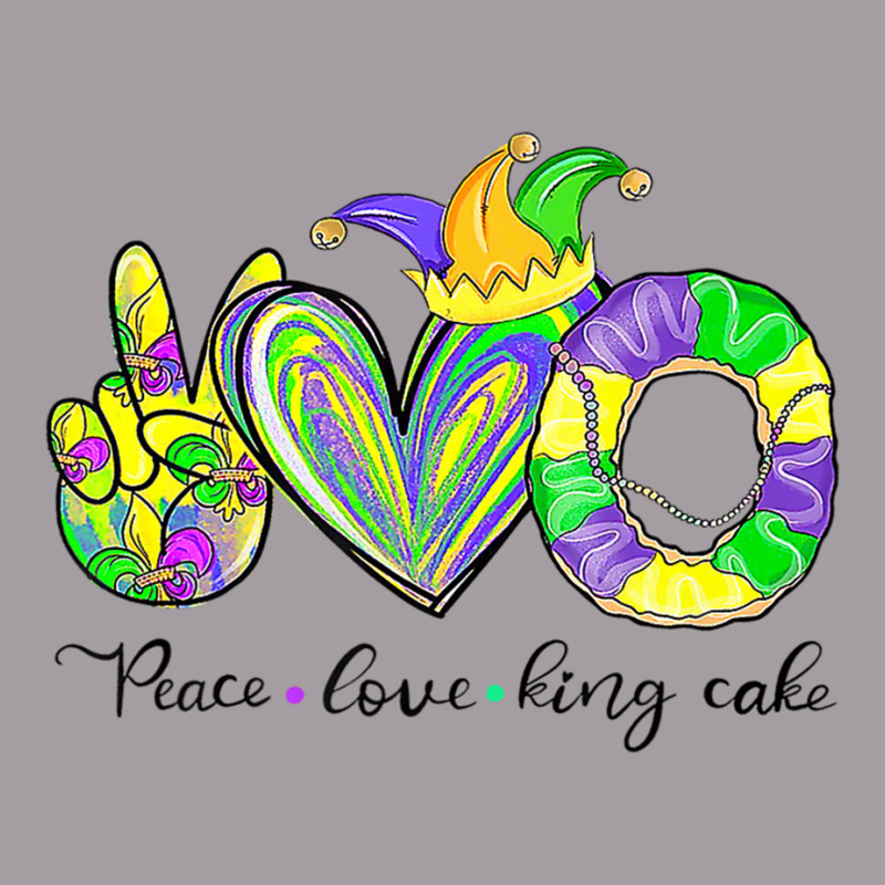 Peace Love King Cake Mardi Gras Tshirt Men Women Kids Premium T Shirt Seamless Cap | Artistshot