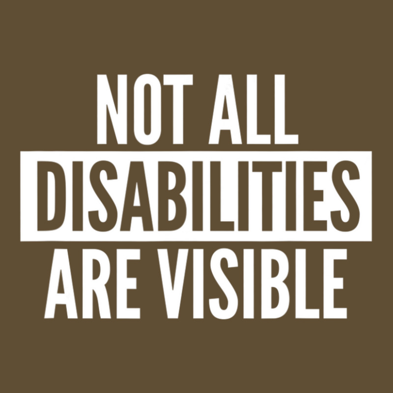 Not All Disabilities Are Visible Seamless Cap by cm-arts | Artistshot