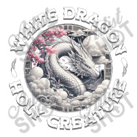 White Dragon Holly Creature Pickleball Paddle | Artistshot