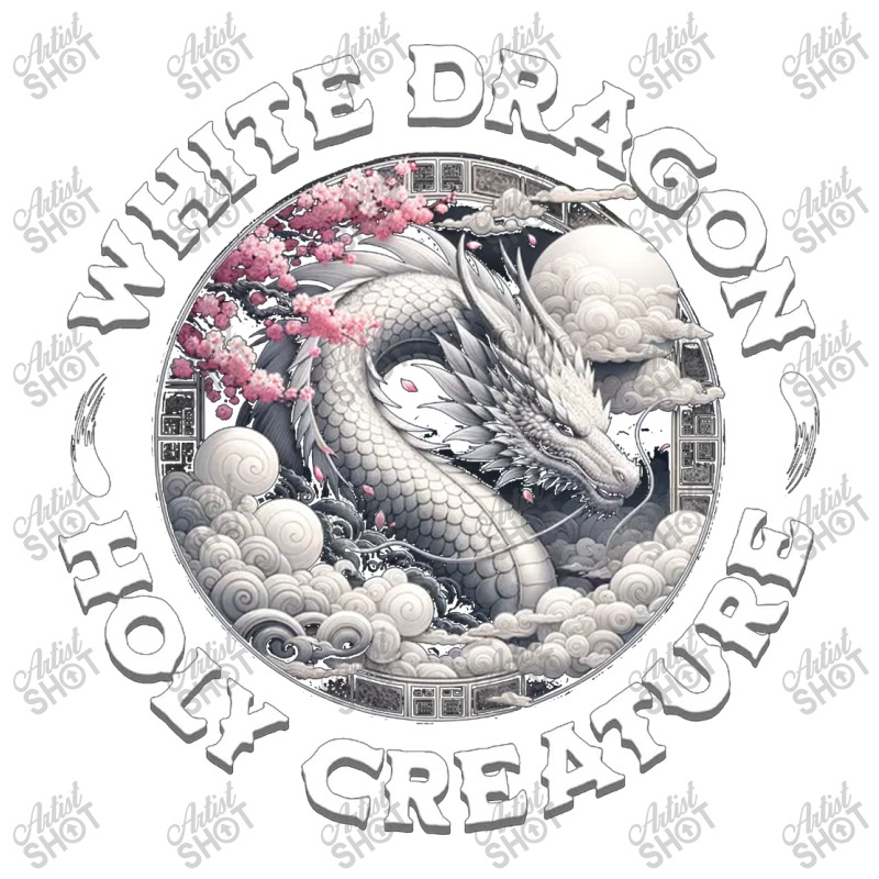 White Dragon Holly Creature Pickleball Paddle | Artistshot