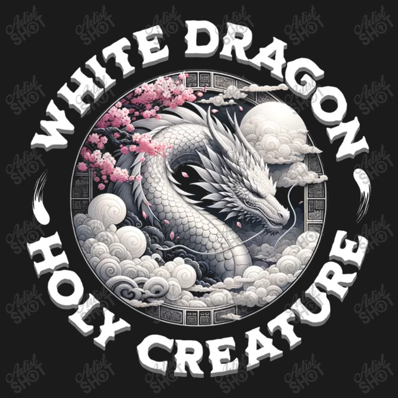 White Dragon Holly Creature Full-length Apron | Artistshot