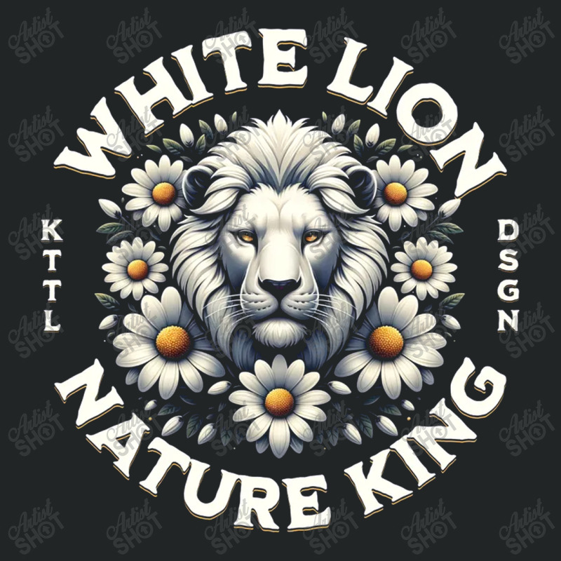 White Lion Nature King Duffel Bag | Artistshot