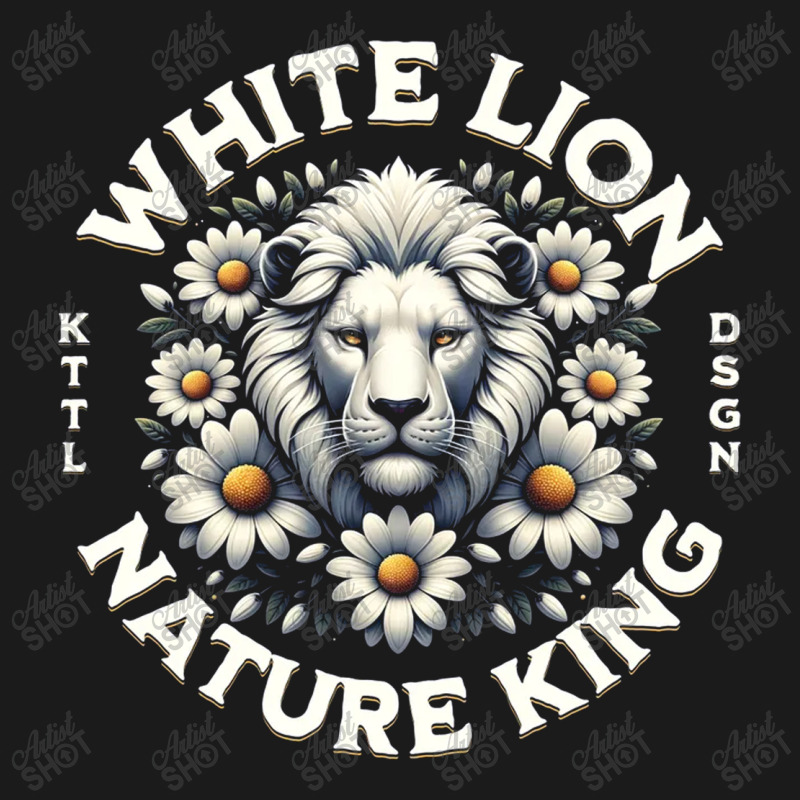 White Lion Nature King Full-length Apron | Artistshot