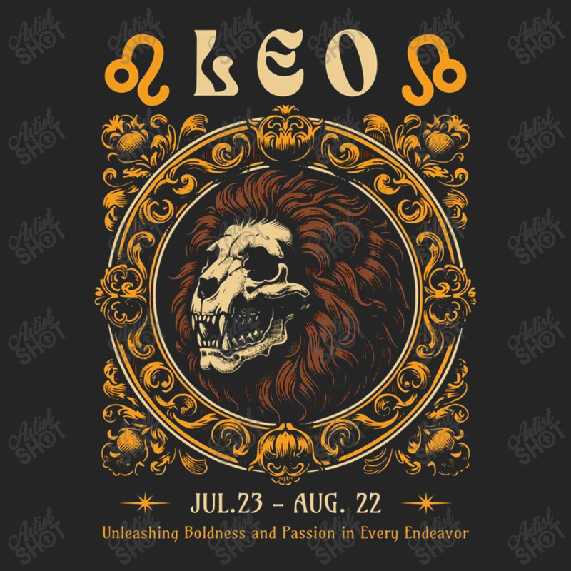 Zodiac Skull Lion Leo Vintage Leatherette Tumbler | Artistshot