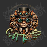 Cat Boss, A Steampunk Cat's Journey Oval Leatherette Patch | Artistshot