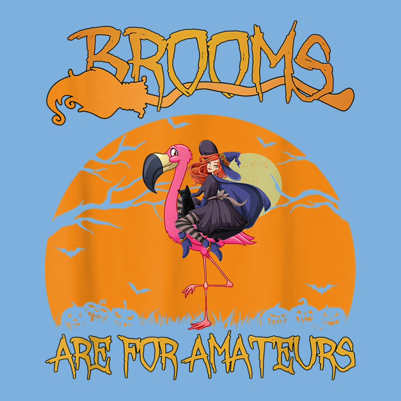 Brooms Are For Amateurs Halloween Witch Riding Flamingo Pa Trucker Cap by Fashology | Artistshot