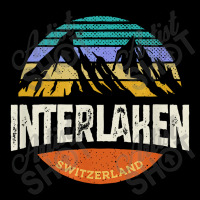 Interlaken Switzerland Vintage Mountain Sunset Pocket T-shirt | Artistshot