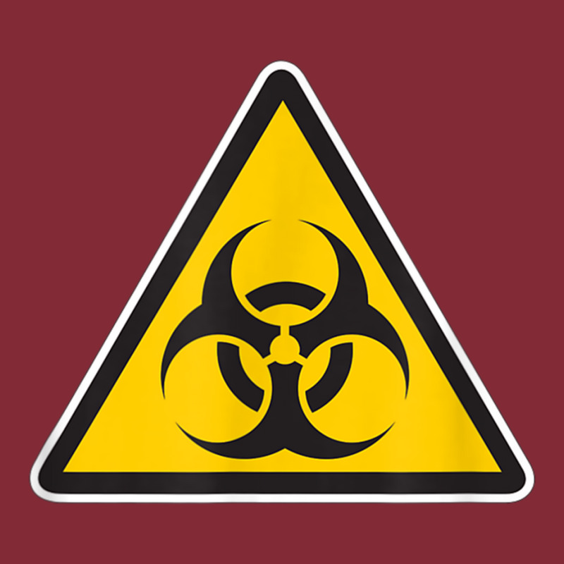 Yellow Biohazard Warning Sign Zombie Infected T Shirt Basic Backpack | Artistshot