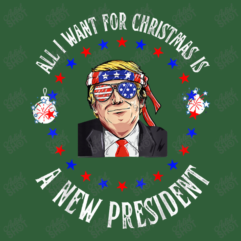 All I Want For Christmas Is A New President, Trump Xmas Day Gift Nike Dri-fit Cap | Artistshot