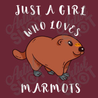 Just A Girl Who Loves Marmots Ground Hog Woodchuck Rodent Long Sleeve Nike Dri-fit Cap | Artistshot