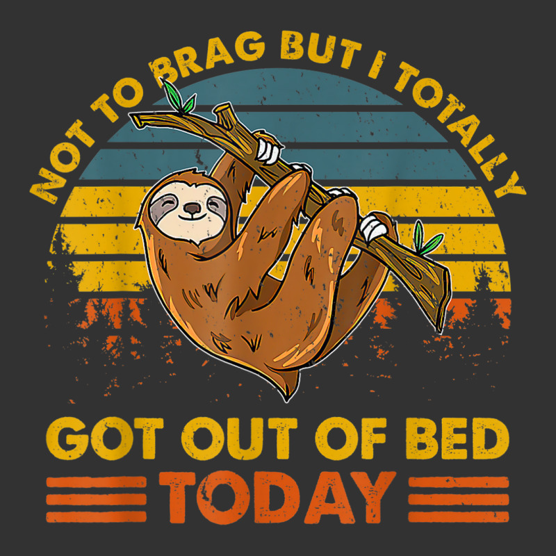 Funny Sloth T Shirt   Totally Got Out Of Bed Today Baby Bodysuit by ThienThuong | Artistshot