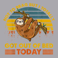 Funny Sloth T Shirt   Totally Got Out Of Bed Today Youth 3/4 Sleeve | Artistshot