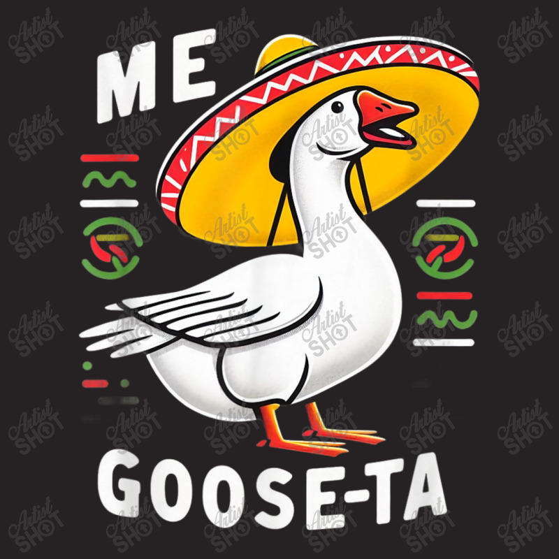 Me Goose Ta Funny Sombrero Mexican Goose Vintage Cap by Teresa Simmons | Artistshot