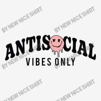 Antisocial Vibes Only Portrait Canvas Print | Artistshot