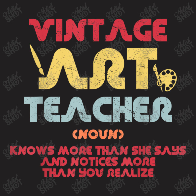 Cute Art Teacher T-shirt | Artistshot