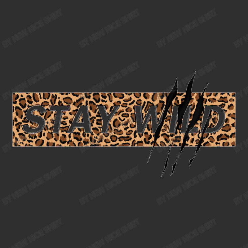 Stay Wild Oval Leatherette Patch | Artistshot