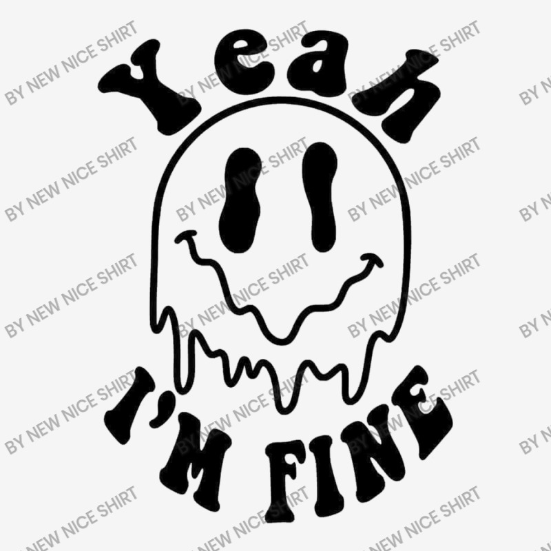 Yeah I'm Fine Flat Bill Snapback Cap | Artistshot