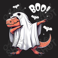 Funny Dabbing Dinosaur Spooky Halloween Boo T-shirt | Artistshot