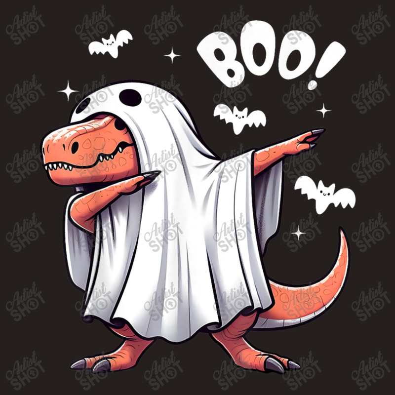 Funny Dabbing Dinosaur Spooky Halloween Boo Tank Top | Artistshot