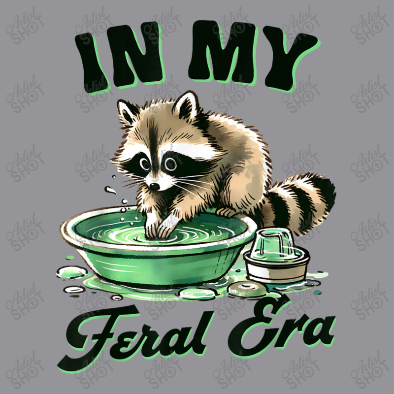 Funny Raccoon Saying In My Feral Era 3/4 Sleeve Shirt | Artistshot