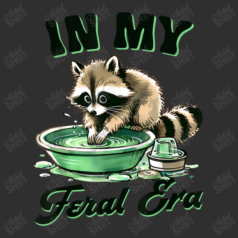 Funny Raccoon Saying In My Feral Era Round Leatherette Patch | Artistshot