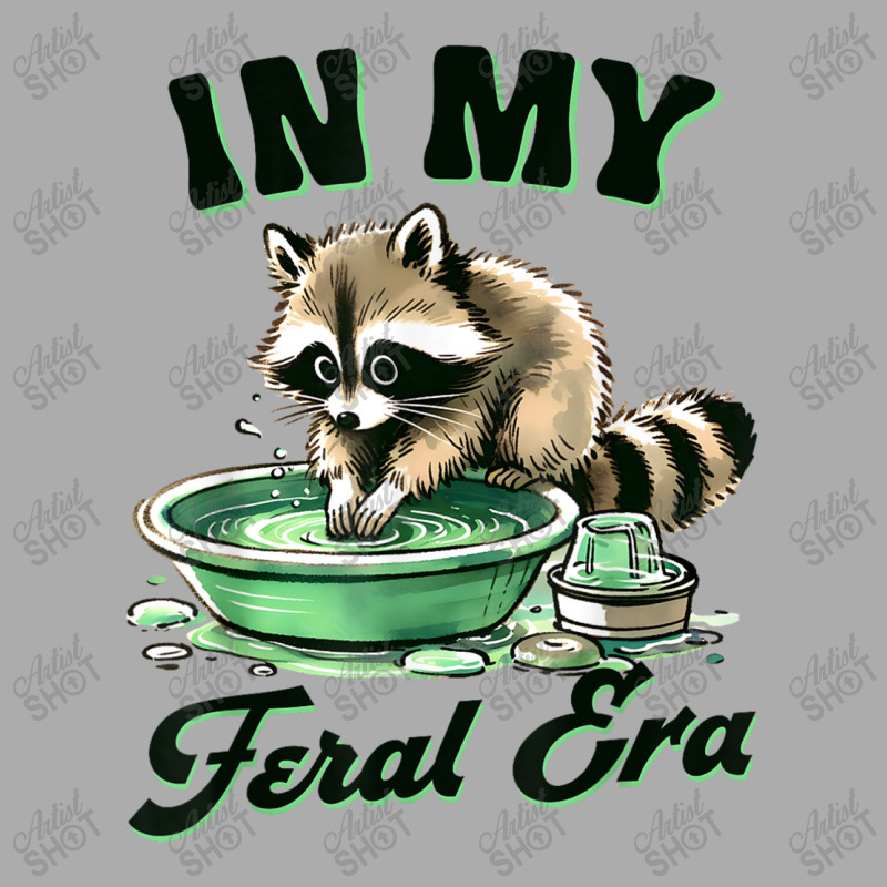 Funny Raccoon Saying In My Feral Era Men's T-shirt Pajama Set | Artistshot