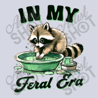 Funny Raccoon Saying In My Feral Era Fleece Short | Artistshot