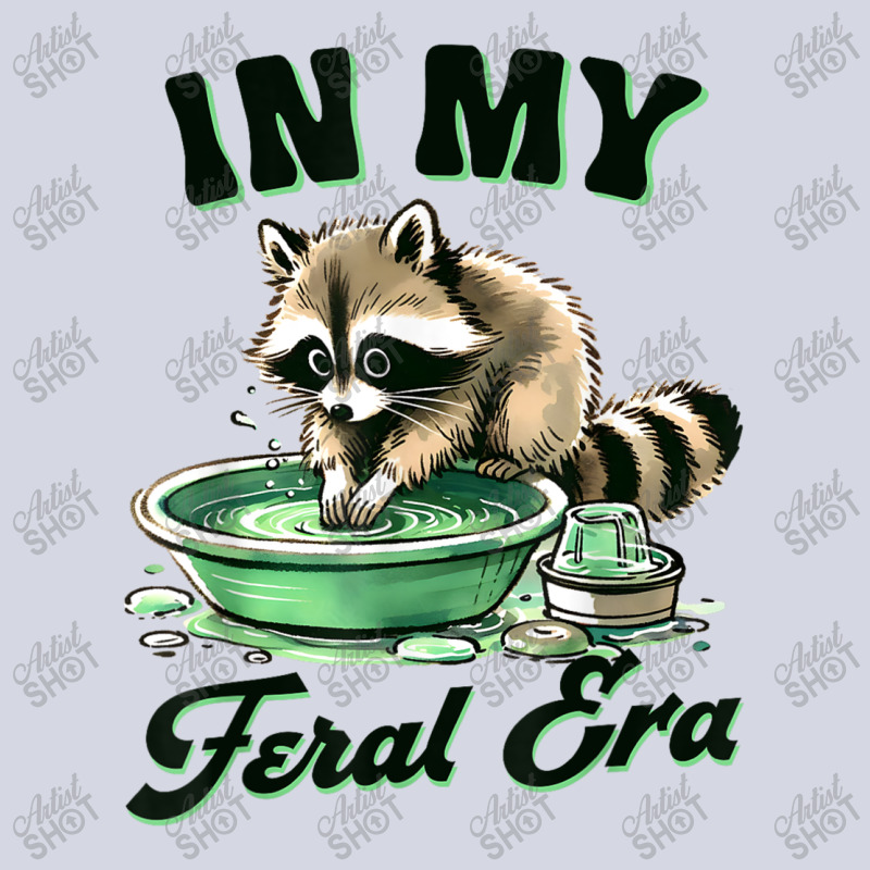 Funny Raccoon Saying In My Feral Era Fleece Short | Artistshot