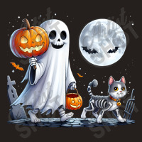 Halloween Ghost Cat Lovers Tank Top | Artistshot