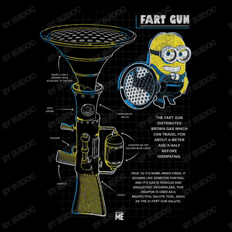 Fart Gun Schematics Portrait Retro Trucker Cap by BuiDoc | Artistshot