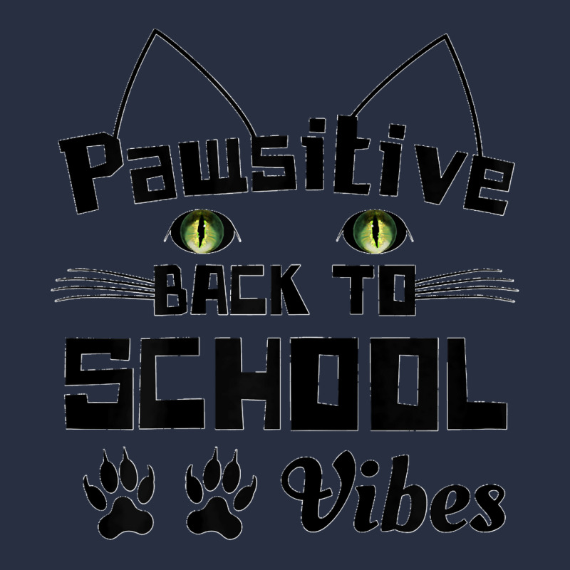 Back To School Cat Lovers Pawsitive Vibrations Retro Trucker Cap by ROMAINEDWILEY | Artistshot