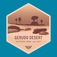 Pocket Tee Version - Gerudo Desert National Park Retro Trucker Cap | Artistshot