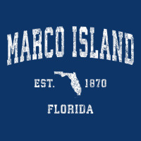 Marco Island Florida Fl Vintage Athletic Sports Design T Shirt Seamless Cap | Artistshot