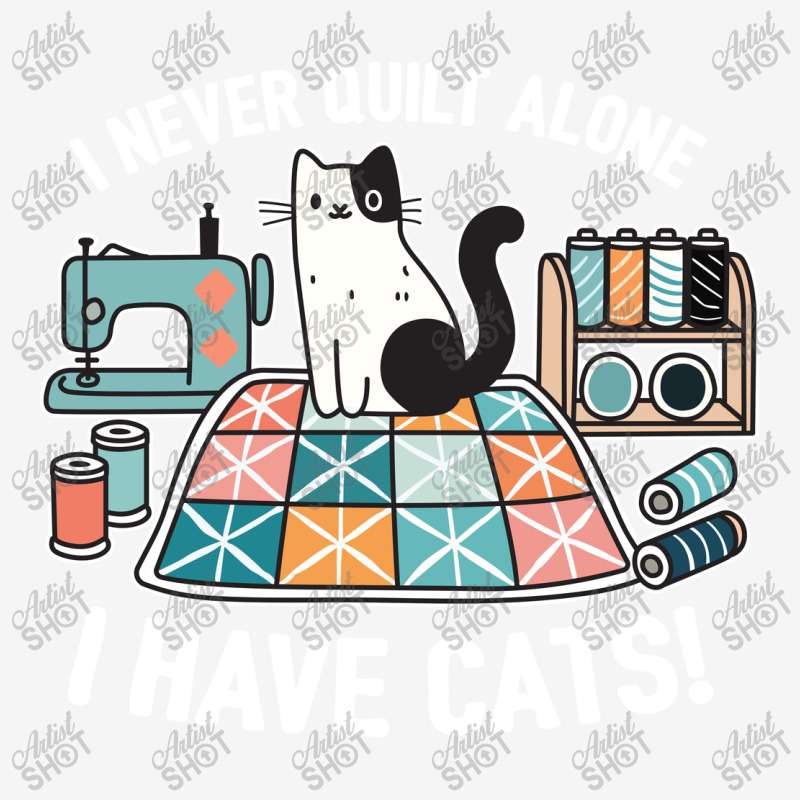 I Never Quilt Alone I Have Cats 15 Oz Coffee Mug | Artistshot