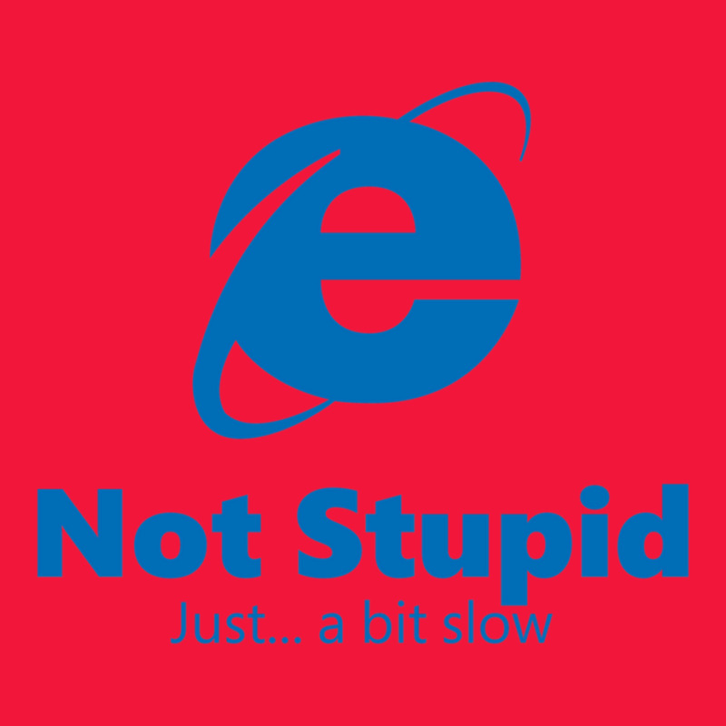 Internet Explorer - Not Stupid, Just A Bit Slow Seamless Cap by cm-arts | Artistshot