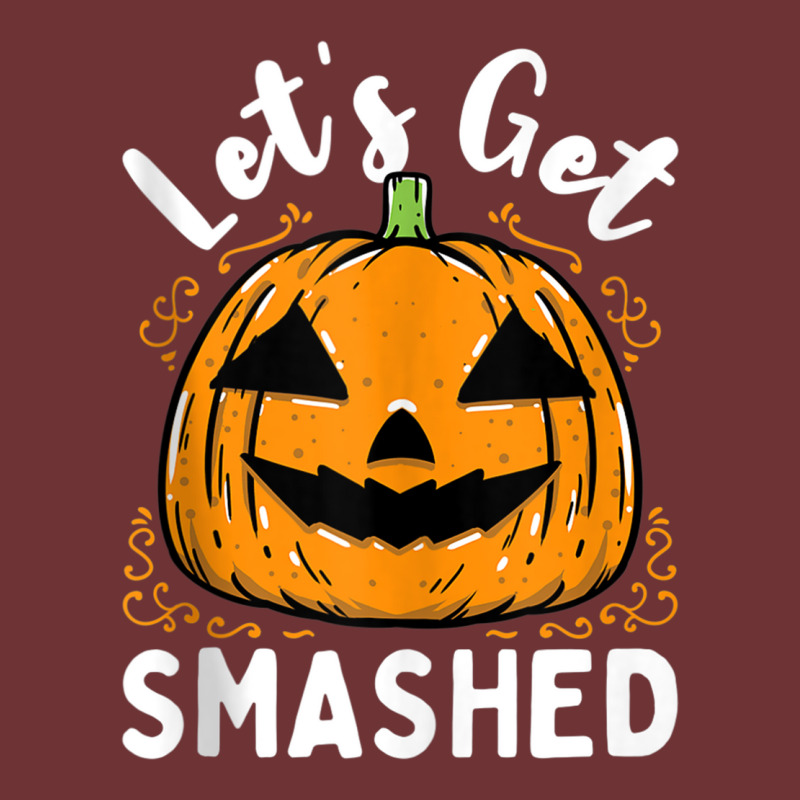 Lets Get Smashed Funny Pumpkin Halloween Drinking Costume Tank Top Seamless Cap by cm-arts | Artistshot